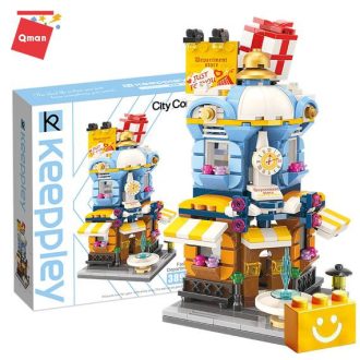   QMAN C0105 Keepplay - Divat shopping bevásárlóház építőjáték - 100% kompatibilis minden más kedvelt márkával