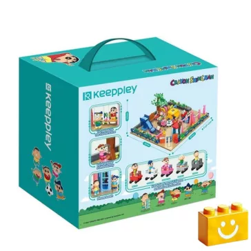   QMAN Keepplay K20616 - Vidámpark építőjáték - 100% kompatibilis minden más kedvelt márkával