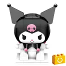 QMAN Keepplay K20811 - Sanrio – Kuromi karakter építőjáték  - 100% kompatibilis minden más kedvelt márkával
