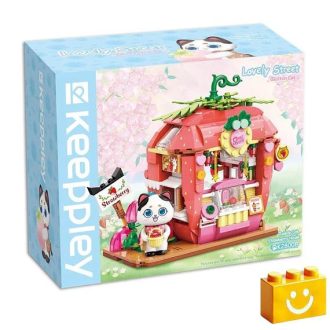   QMAN K28008 Keepplay - Tuxedo macska eperháza építőjáték - 100% kompatibilis minden más kedvelt márkával
