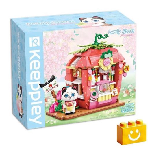 QMAN K28008 Keepplay - Tuxedo macska eperháza építőjáték - 100% kompatibilis minden más kedvelt márkával