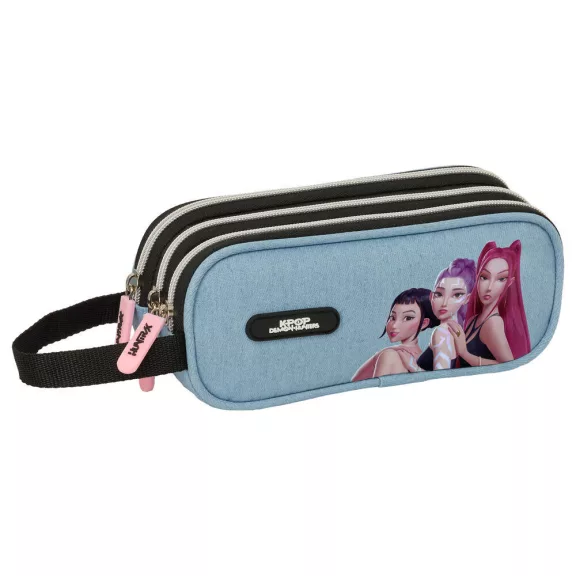 K-pop Démonvadászok Denim Dreams 3 rekeszes tolltartó 21 cm K-pop Démonvadászok Denim Dreams 3 rekeszes tolltartó 21 cm