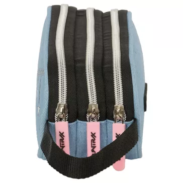   K-pop Démonvadászok Denim Dreams 3 rekeszes tolltartó 21 cm
