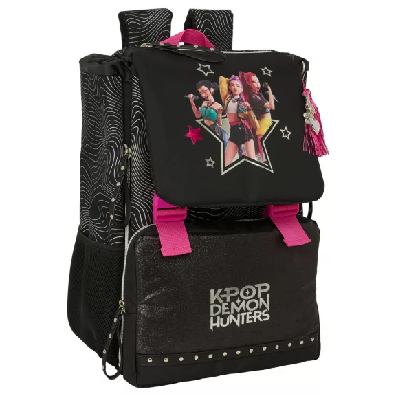 K-pop Démonvadászok Energy bővíthető iskolatáska, táska 41 cm K-pop Démonvadászok Energy bővíthető iskolatáska, táska 41 cm