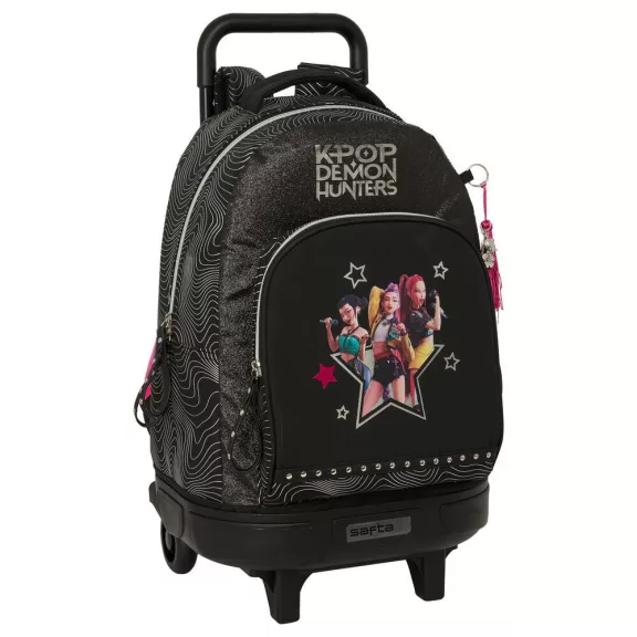 K-pop Démonvadászok Energy prémium gurulós iskolatáska, táska 45 cm K-pop Démonvadászok Energy prémium gurulós iskolatáska, táska 45 cm