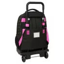 K-pop Démonvadászok Negra prémium gurulós iskolatáska, táska 45 cm K-pop Démonvadászok Negra prémium gurulós iskolatáska, táska 45 cm