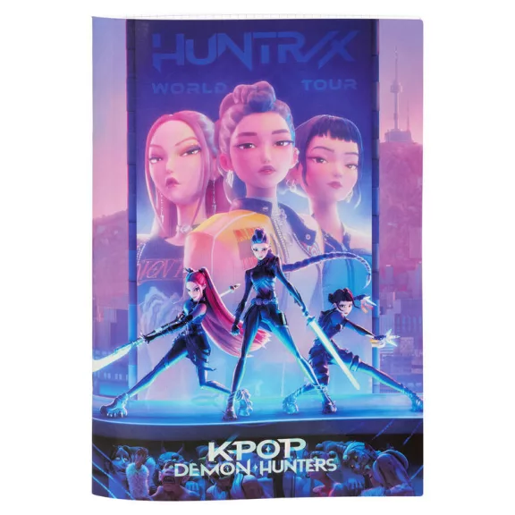 K-pop Démonvadászok Hunterx A4 kockás füzet K-pop Démonvadászok Hunterx A4 kockás füzet