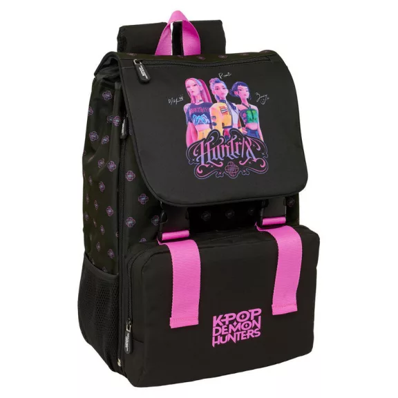 K-pop Démonvadászok Negra bővíthető iskolatáska, táska 41 cm K-pop Démonvadászok Negra bővíthető iskolatáska, táska 41 cm