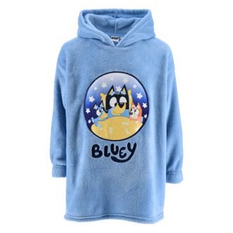   Bluey Stars belebújós plüss polár takaró, poncsó 6/8 év