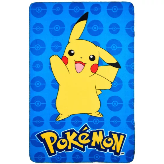 Pokémon Wave polár takaró 100x150cm Pokémon Wave polár takaró 100x150cm