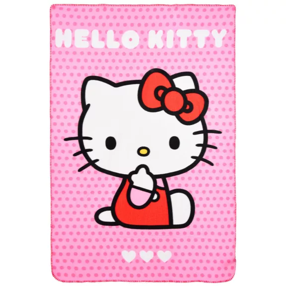 Hello Kitty Adorable polár takaró 100x150cm Hello Kitty Adorable polár takaró 100x150cm