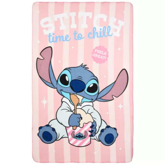 Disney Lilo és Stitch, A csillagkutya Time to Chill polár takaró 100x150cm Disney Lilo és Stitch, A csillagkutya Time to Chill polár takaró 100x150cm