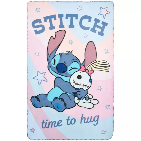 Disney Lilo és Stitch, A csillagkutya Time to Hug polár takaró 100x150cm Disney Lilo és Stitch, A csillagkutya Time to Hug polár takaró 100x150cm