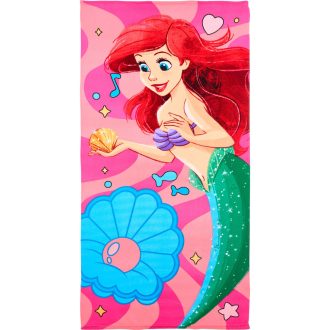   Disney Hercegnők Ariel fürdőlepedő, strand törölköző 70x140cm (Fast Dry)