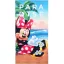Disney Minnie Paradise fürdőlepedő, strand törölköző 70x140cm (Fast Dry)