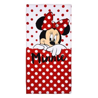   Disney Minnie Dots fürdőlepedő, strand törölköző 70x140cm 
