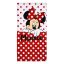 Disney Minnie Dots fürdőlepedő, strand törölköző 70x140cm