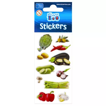 Zöldség Artichoke matrica szett