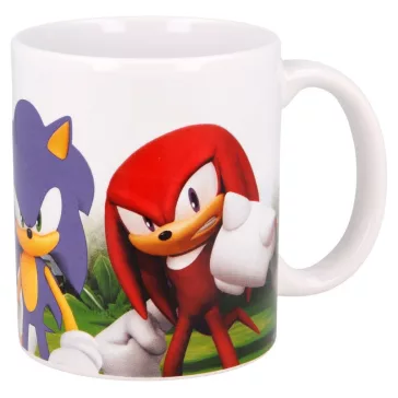   Sonic a sündisznó Power Trio porcelán bögre 325 ml (11 oz) Díszdobozban