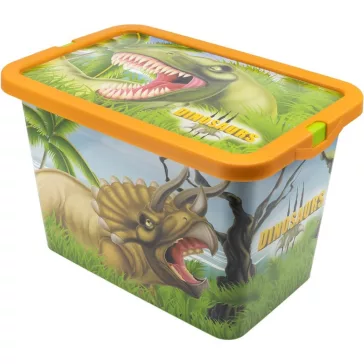 Dinoszaurusz Range műanyag tároló doboz 7 L