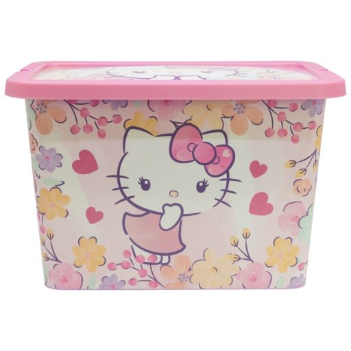 Hello Kitty Pastel műanyag tároló doboz 7 L