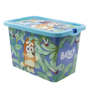 Bluey Leaves műanyag tároló doboz 7 L