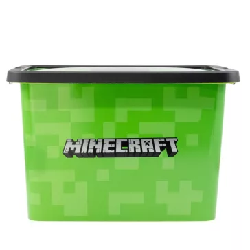 Minecraft Green műanyag tároló doboz 7 L
