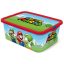 Super Mario Mushroom Kingdom műanyag tároló doboz 13 L