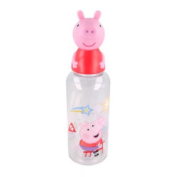 Peppa malac 3D Cycle Figurine műanyag kulacs 560 ml Peppa malac 3D Cycle Figurine műanyag kulacs 560 ml