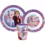 Disney Jégvarázs Purple étkészlet, micro műanyag szett, pohárral 260 ml