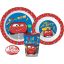 Disney Verdák Lets Race étkészlet, micro műanyag szett, pohárral 260 ml