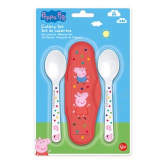 Peppa malac Kindness baba utazó evőeszköz készlet
