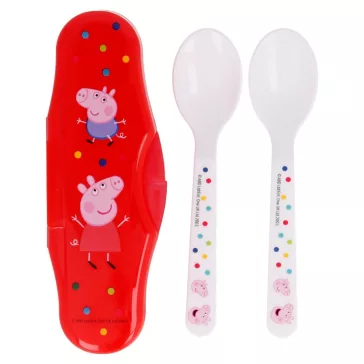 Peppa malac Kindness baba utazó evőeszköz készlet
