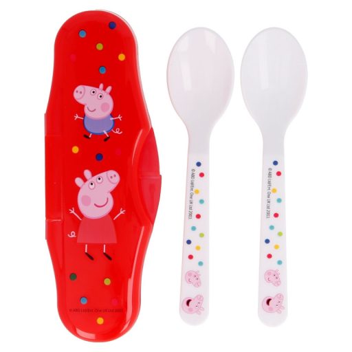 Peppa malac Kindness baba utazó evőeszköz készlet