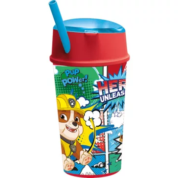   Mancs Őrjárat Comic üdítő- és snack tartó pohár 400 ml