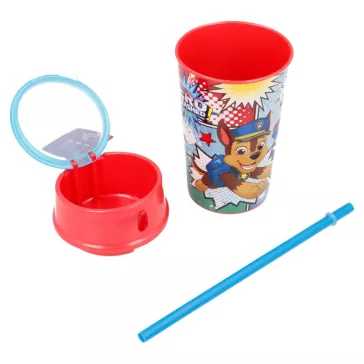   Mancs Őrjárat Comic üdítő- és snack tartó pohár 400 ml