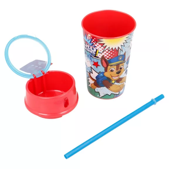 Mancs Őrjárat Comic üdítő- és snack tartó pohár 400 ml