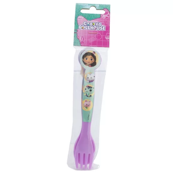 Gabi babaháza Wonderland műanyag evőeszköz készlet - 2 darabos