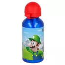 Super Mario Mushroom Kingdom alumínium kulacs ivókupakkal 400 ml Super Mario Mushroom Kingdom alumínium kulacs ivókupakkal 400 ml