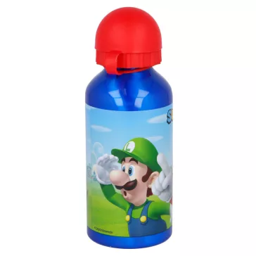   Super Mario Mushroom Kingdom alumínium kulacs ivókupakkal 400 ml