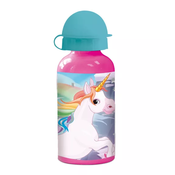 Unikornis Rainbow alumínium kulacs ivókupakkal 400 ml Unikornis Rainbow alumínium kulacs ivókupakkal 400 ml