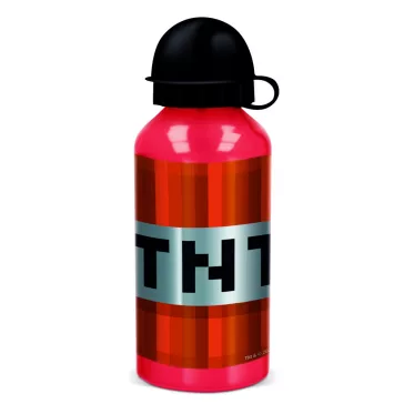 Minecraft TNT alumínium kulacs ivókupakkal 400 ml