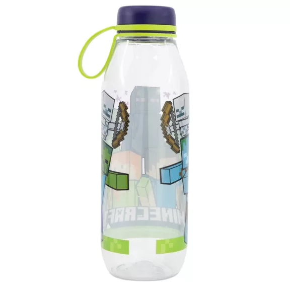 Minecraft Creeper Ecozen műanyag kulacs csavaros kupakkal 650 ml