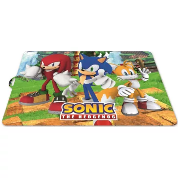 Sonic a sündisznó Trio tányéralátét 41x29 cm