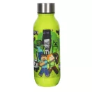 Minecraft Crafting műanyag kulacs csavaros kupakkal 640 ml