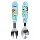 Bluey Yummy fém ergo evőeszköz készlet - 2 darabos Bluey Yummy fém ergo evőeszköz készlet - 2 darabos
