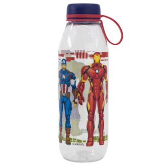   Bosszúállók Adventure Ecozen műanyag kulacs csavaros kupakkal 650 ml