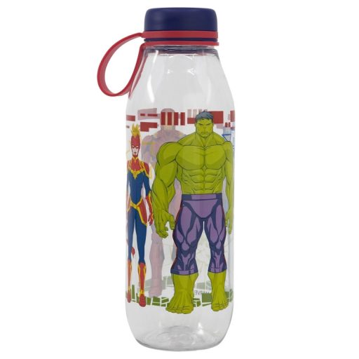 Bosszúállók Adventure Ecozen műanyag kulacs csavaros kupakkal 650 ml