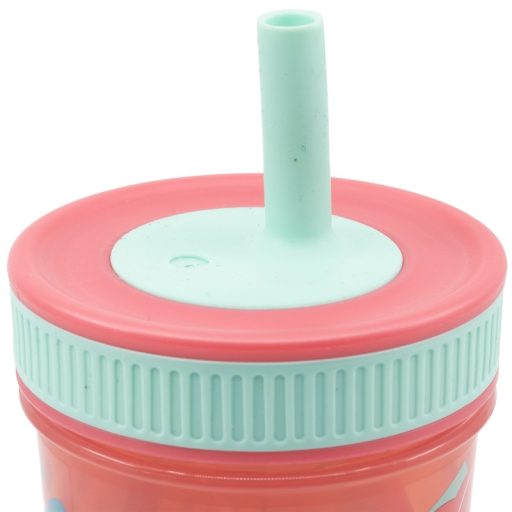 Disney Minnie Being More szilikon szívószálas pohár 420 ml