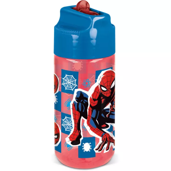 Pókember Midnight Flyer Hydro műanyag szívószálas kulacs 430 ml Pókember Midnight Flyer Hydro műanyag szívószálas kulacs 430 ml